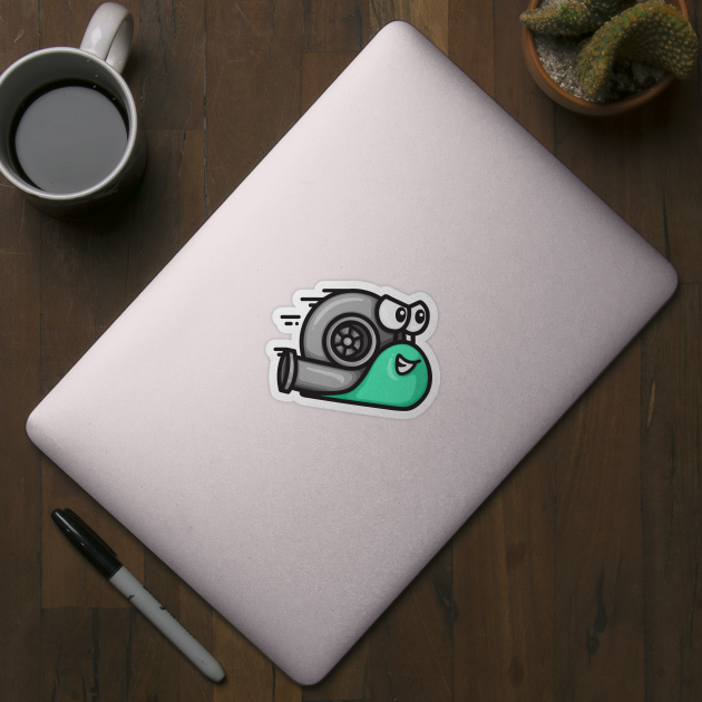 Turbo Snail - mint by hoddynoddy